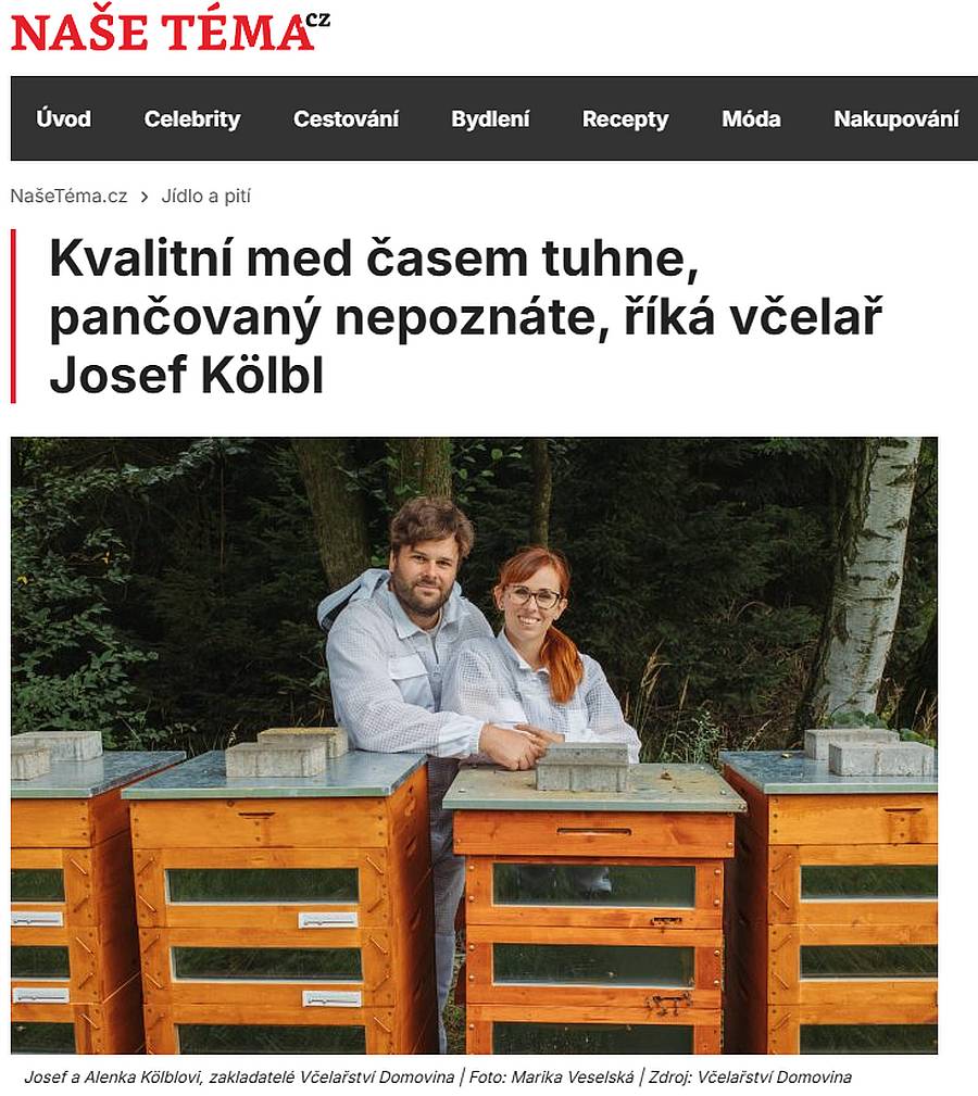 Webové stránky NaseTema.cz
