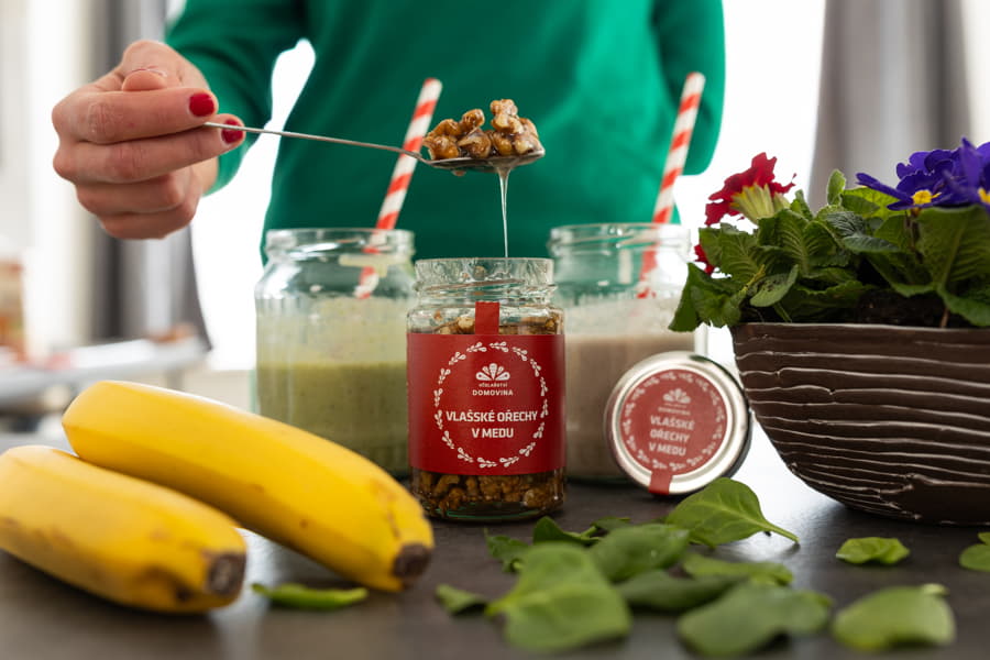 Smoothie z ochucených medů Včelařství Domovina