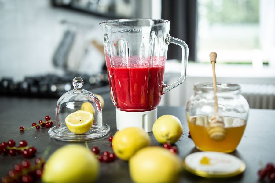 Ríbezľový sorbet bohatý na med