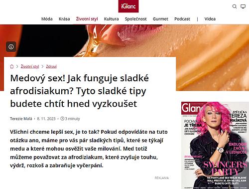 Webové stránky iGlanc.cz 