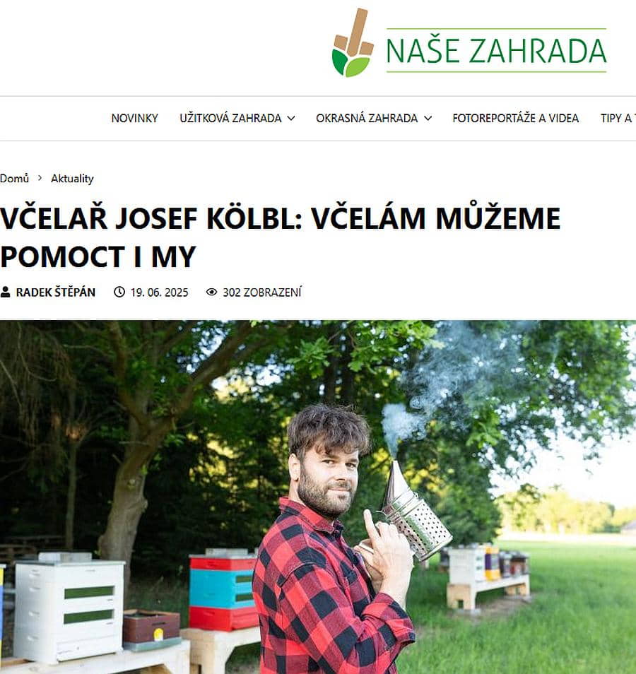 Včelařství Domovina na webu NaseZahrada.cz 