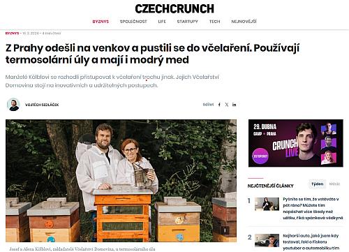 Webové stránky CzechCrunch.cz
