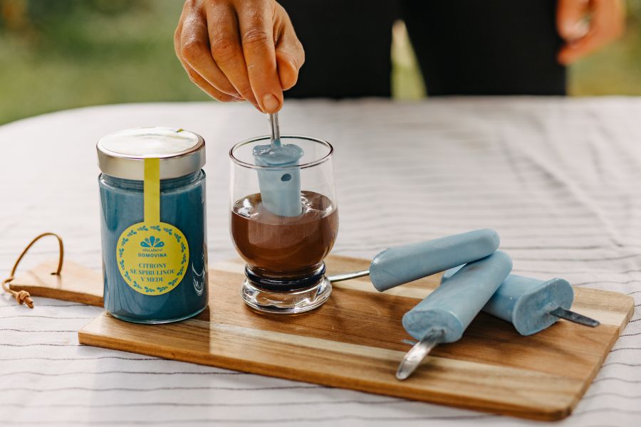 Nanuky se spirulinou