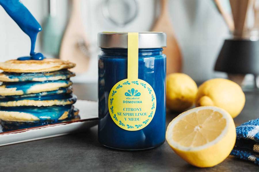 Včelařství Domovina na webu eMimino.cz, med se spirulinou a citronem