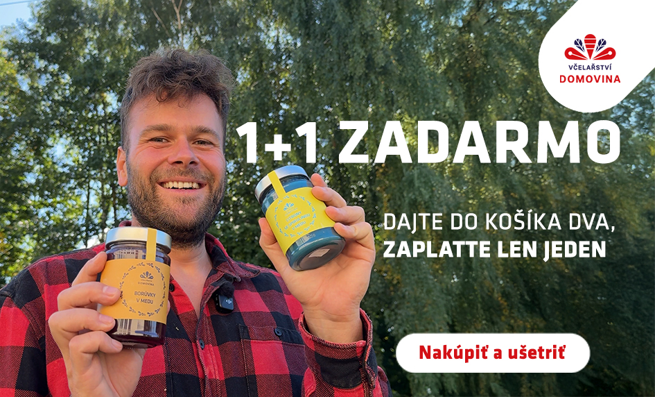 1+1 ZDARMA na ochutene medy