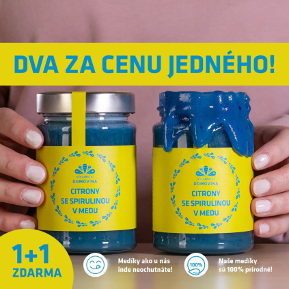 1521 ochuceny med citron spirulina 400g 1 1 sk