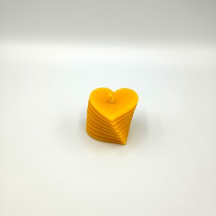 Svíčka - Srdce skládané