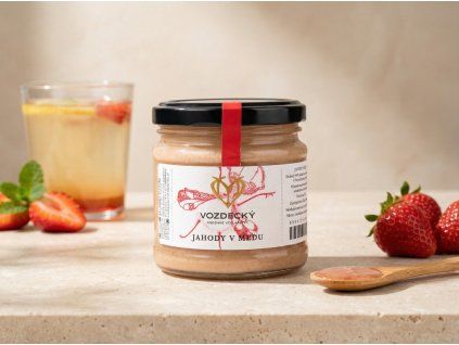 jahody v medu