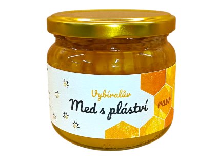 Vybíralův med s pláství - RAW