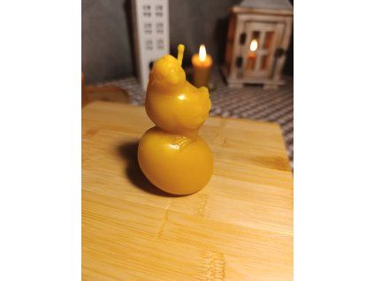 Svíčka - kuřátko na vajíčku