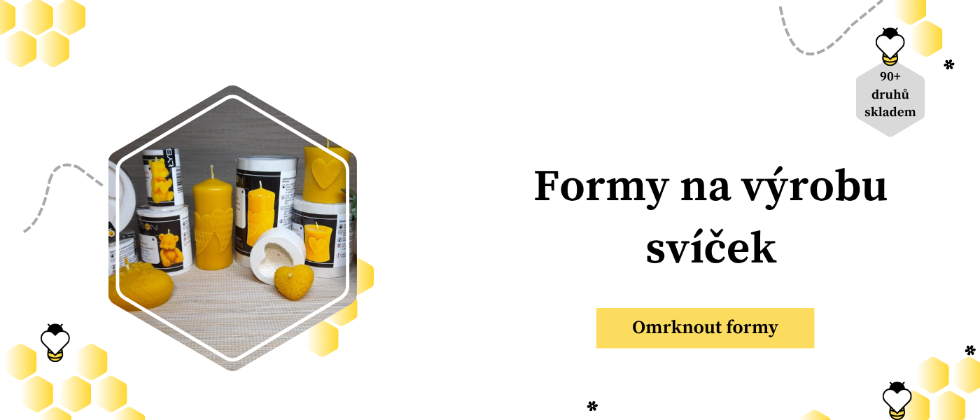 Silikonové formy na výrobu svíček
