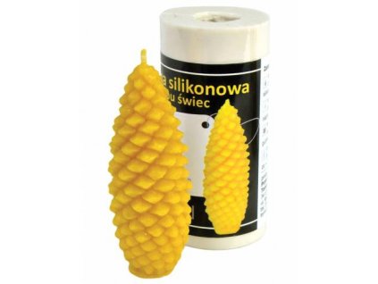 Silikonová forma na výrobu svíček Šiška 8 cm vysoká