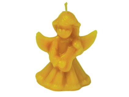 andílek s houslemi svíčka