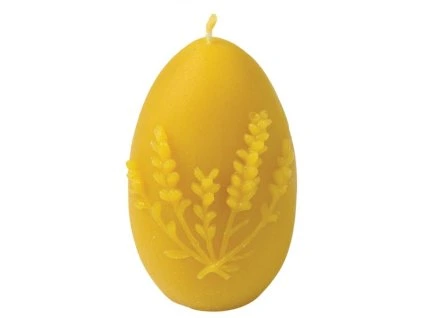 vejce s levandulí svicka