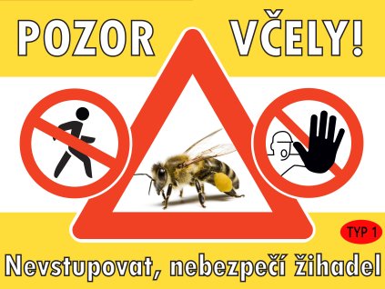 cedule pozor včely 01