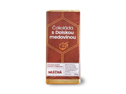 čokoláda mléčná s dolskou medovinou