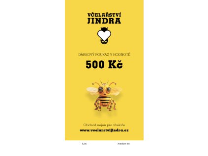 Dárkový poukaz 500 Kč