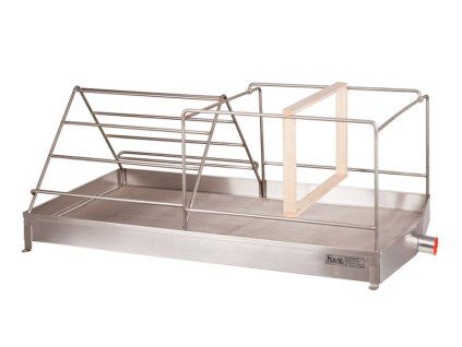 odvíčkovací vanička se síty a odtokem 50x90