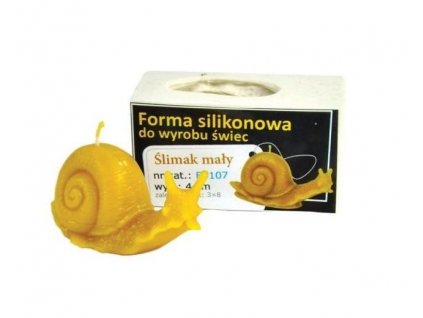 Lysoň silikonová forma - šnek malý