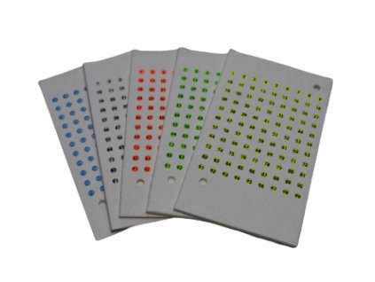 sada opalitových značek