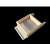 Vysoké varroa dno 39×24 s vysouvací podložkou – masivní provedení