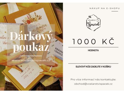 Dárkový poukaz 1000 Kč
