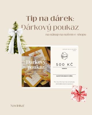 🎄 Stále přemýšlíte, čím pod stromečkem opravdu potěšit? Máme pro vás tip na jednoduché a elegantní řešení – dárkovou...