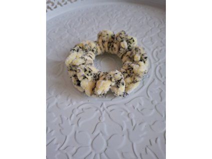 Háčkovaná scrunchie včelí