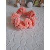 Háčkovaná scrunchie jarní edice