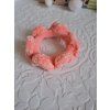Háčkovaná scrunchie jarní edice