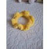 Háčkovaná scrunchie jarní edice