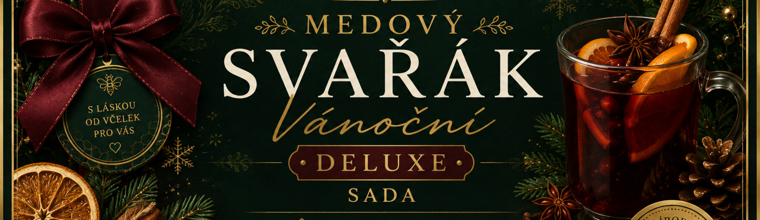 Medový svařák DELUXE – vánoční sada na medovém základu