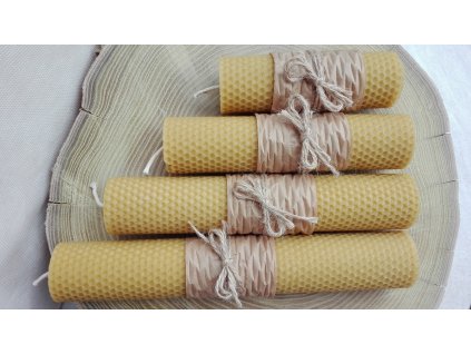 Rolled candle 13cm