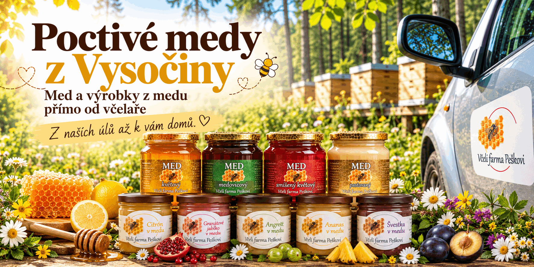 Poctivé medy z vysočiny