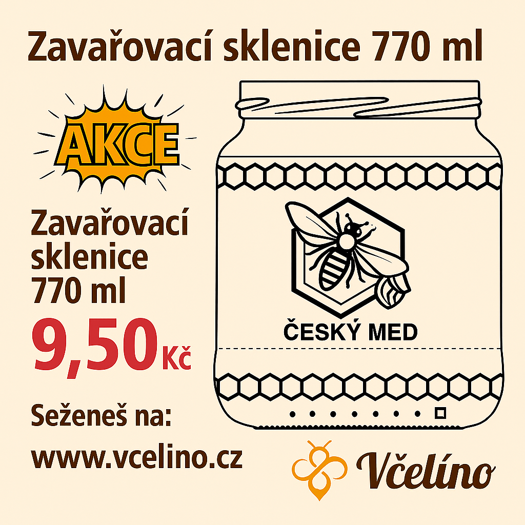Sklenice český med