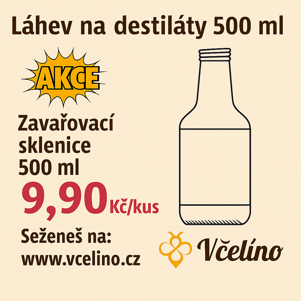 Láhev na destiláty 500 ml