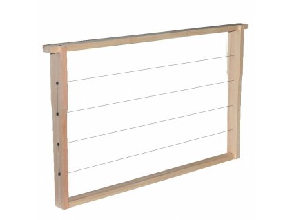 Ramek Langstroth Jumbo - 285 - Hoffman, vypleteny, s zderemi, s drazkou 1 ks