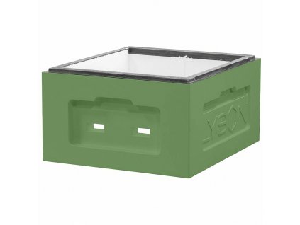 Polystyrenovy nastavek cesky 39 x 24, lakovany - verze II - zeleny