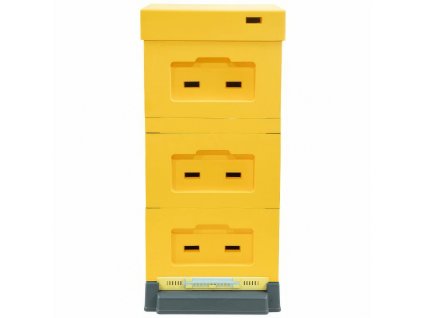 Polystyrenovy ul 39 x 24 lakovany, varroadno - typ II - zluta