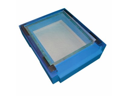 Varroa dno na polystyrenovy ul 39 x 24 Lyson - modre - D