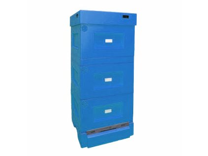 Polystyrenovy ul 39 x 24 Lyson - komplet - modry