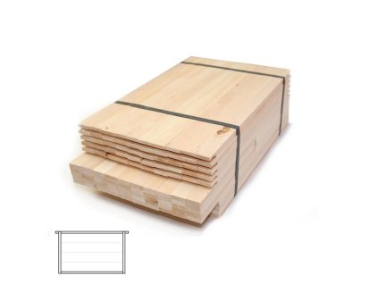 Rámek rovný vodorovně vrtaný 1.