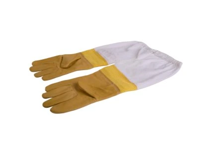 Včelařské rukavice kožené silné s větráním 1