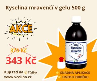 Sezonní akce na kyselinu mravenčí v gelu. ⏱️ Už žádné složité odpařovače a dlouhé přípravy. Kyselina mravenčí v gelu =...