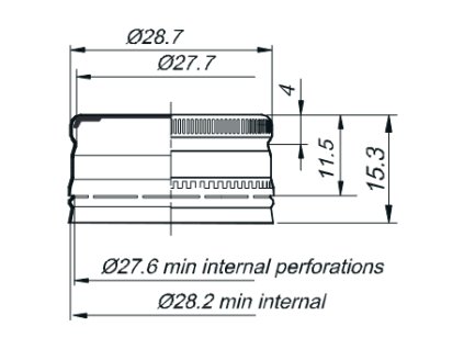 Uzávěr na lahve bez závitu