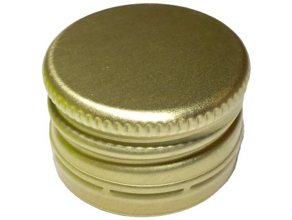 Uzávěr na lahve 28x18 zlátý