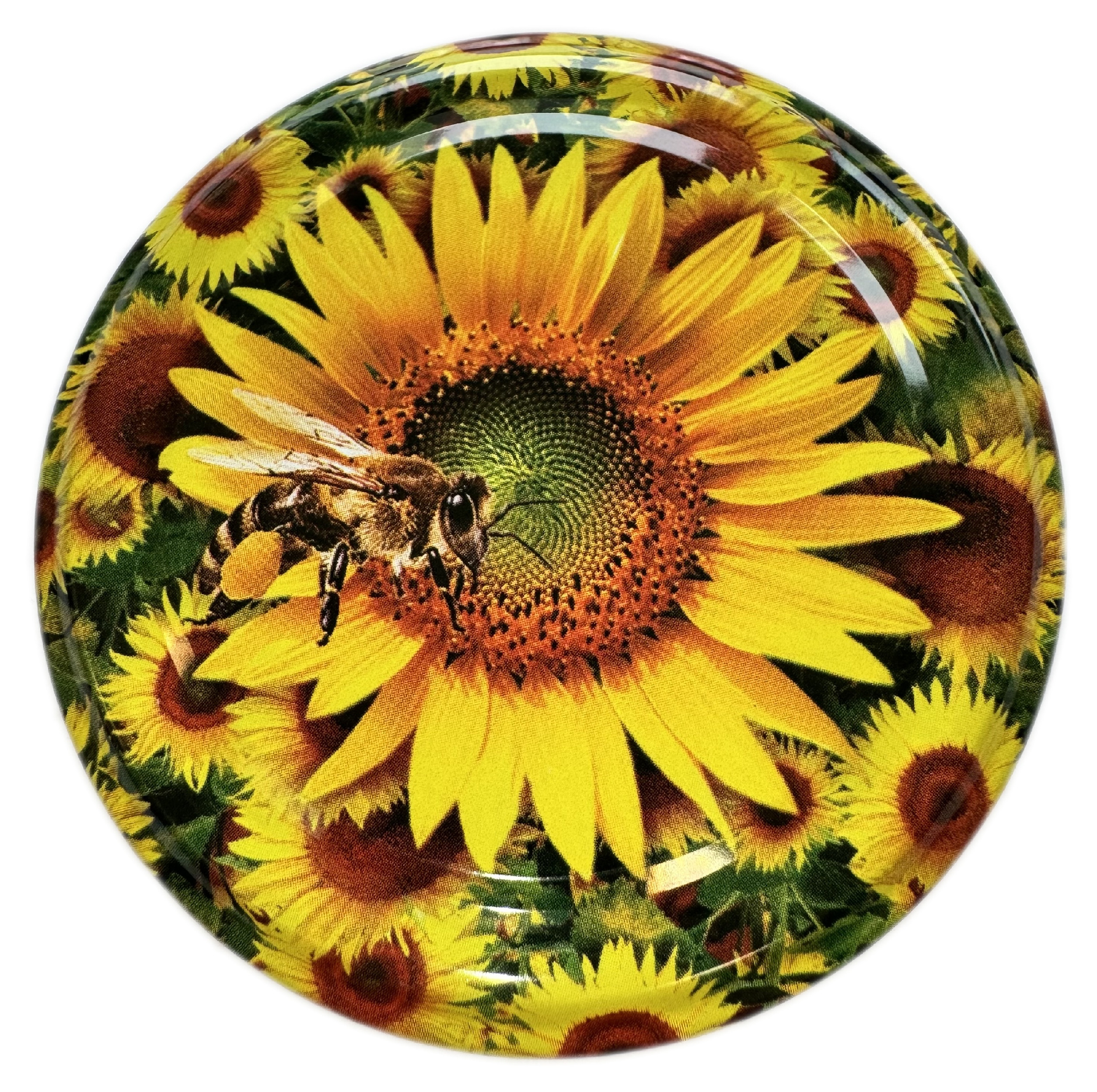 Víčko včela na slunečnici TO 82 od 1 ks: Napočítáme konkrétní počet dle objednání