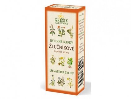 ŽLČNÍKOVÉ bylinné kvapky 50ml