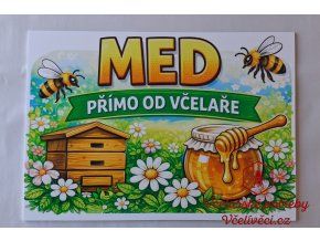 Cedule "Med přímo od včelaře"