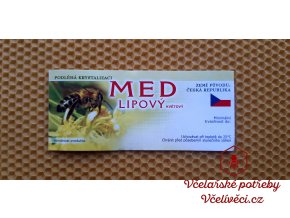 Samolepící etiketa Med lipový